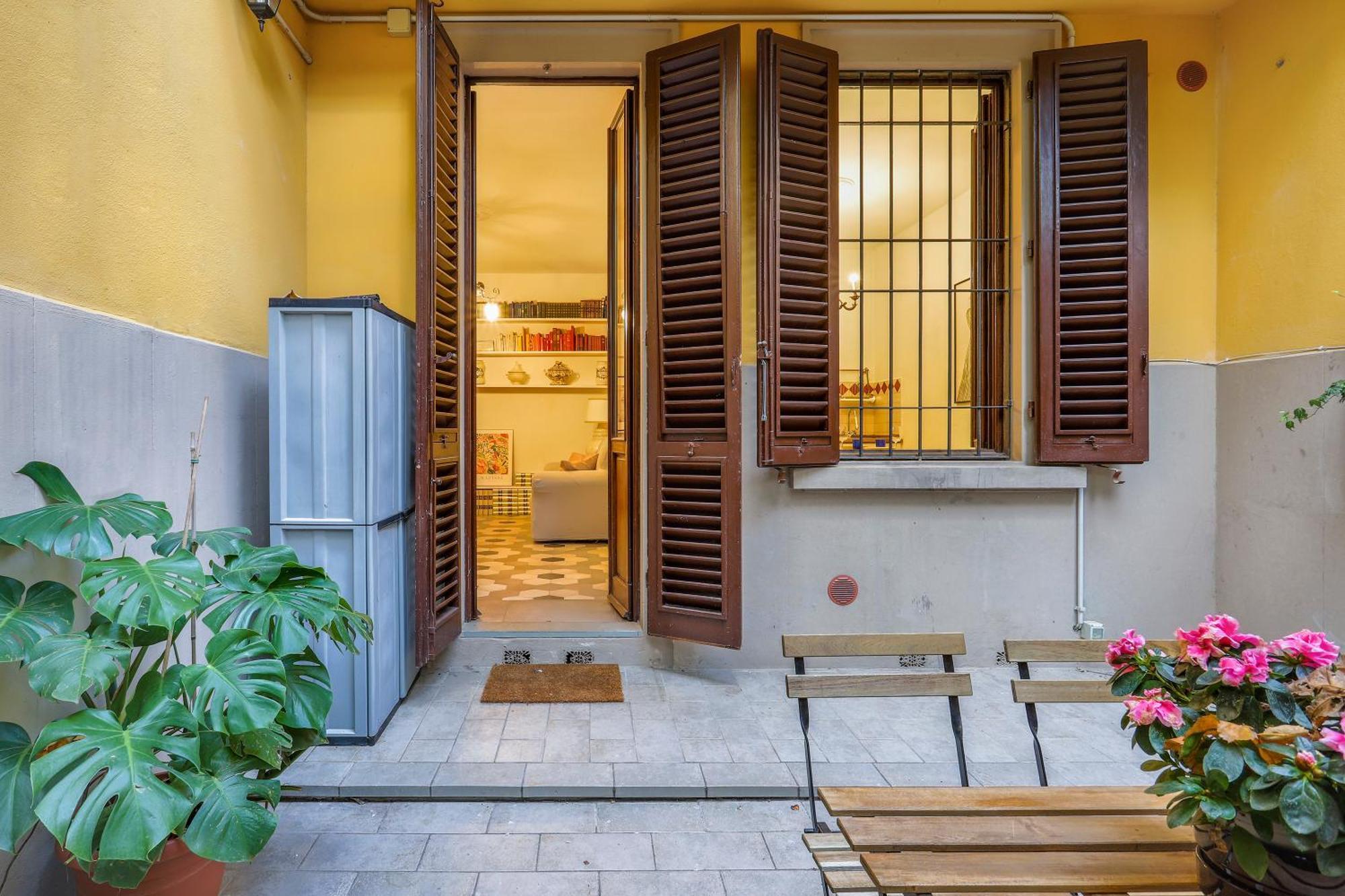 One-Bedroom Apartment With Patio 佛罗伦萨 外观 照片