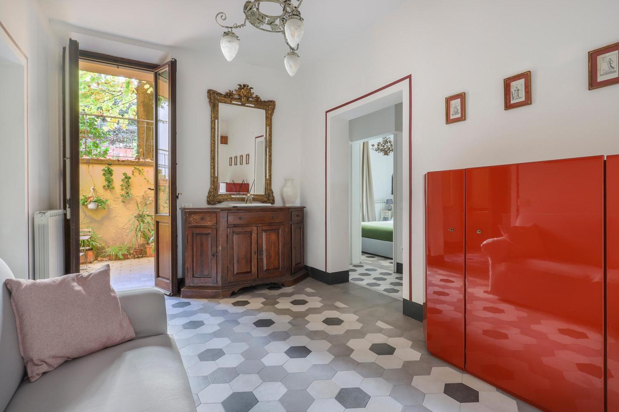 One-Bedroom Apartment With Patio 佛罗伦萨 外观 照片