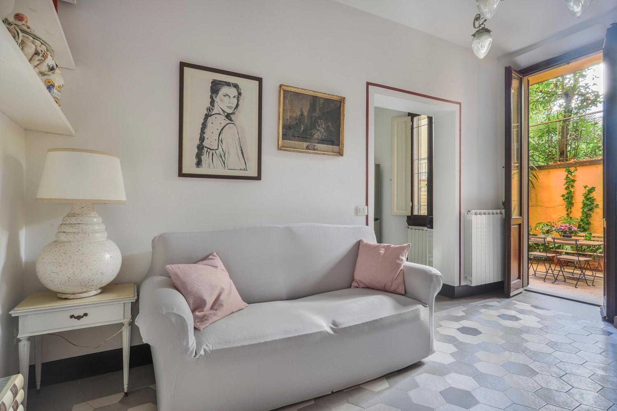 One-Bedroom Apartment With Patio 佛罗伦萨 外观 照片